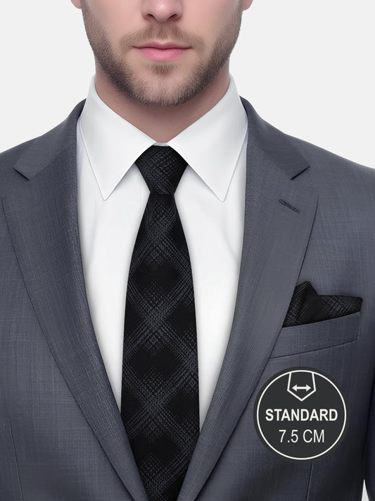 Milleniva standart ekose mikrofiber kravat, toplantı ve davetler için erkek şıklığı.